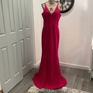 Dress The Population XL formal maxi shoulder strap dress.